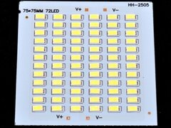 PLACA CU LEDURI SMD 75 X 75 X 72 BUC 12V / PUTERE 50W